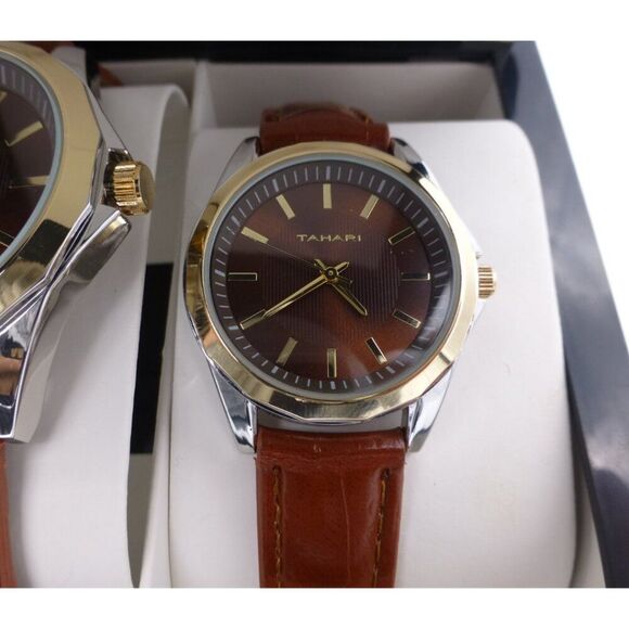 NIB - Tahari His and Her's Matching Watch Set (2 Watches) - Picture 8 of 11